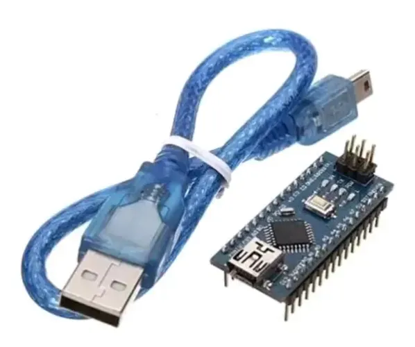 Placa Nano V3 Ch340 ATmega168 com Cabo USB para Projetos Arduino Ultimas unidades