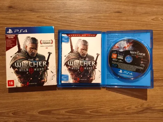 The Witcher 3: Wild Hunt - PS4 (completo com mapa)