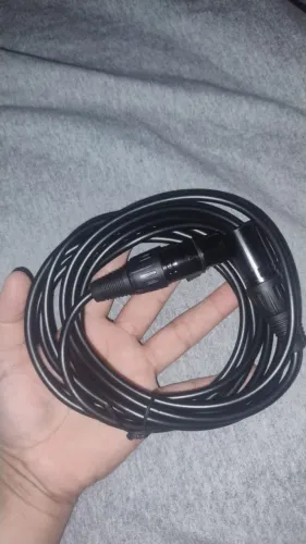 Cabo de som XRL Cannon para microfone e mesa de som