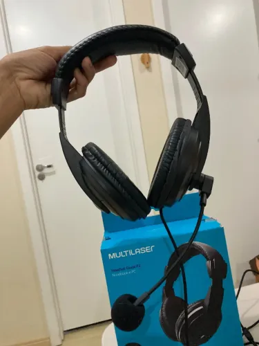 Fone com Microfone Headset Multilaser - Entrada P2 
