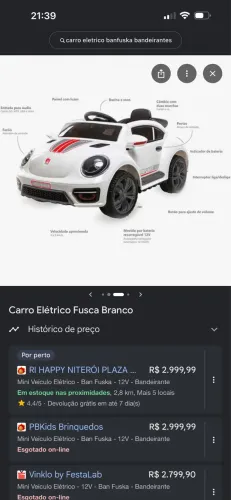 MOTO ELÉTRICA INFANTIL - bandeirantes
