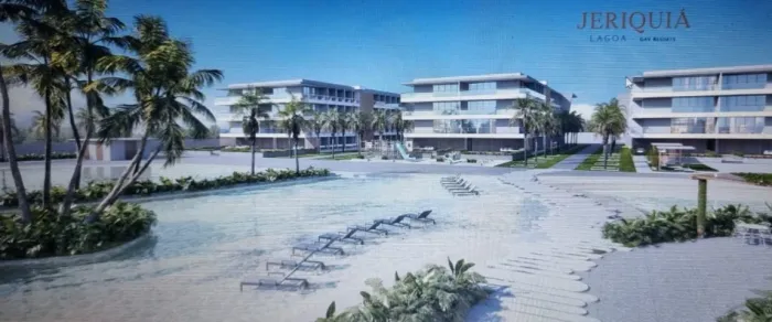 Ágil cota multipropriedade de apartamento de 1 quarto no Jeriquia Lagoa Resorts - Dez/26