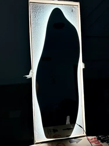 Espelho Flame Orgânico 100x35 (com led)