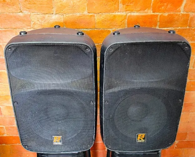 Par Caixas Ativas Staner SR315A 15 Pol 300w RMS N EletroVoice JBL Antera RCF Armer nhl