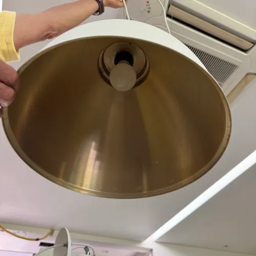 Duas Luminárias pendentes ótimo estado