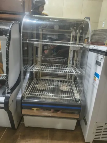 Expositor de vidro quente