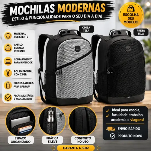 MOCHILA JUVENIL MASCULINA 18?