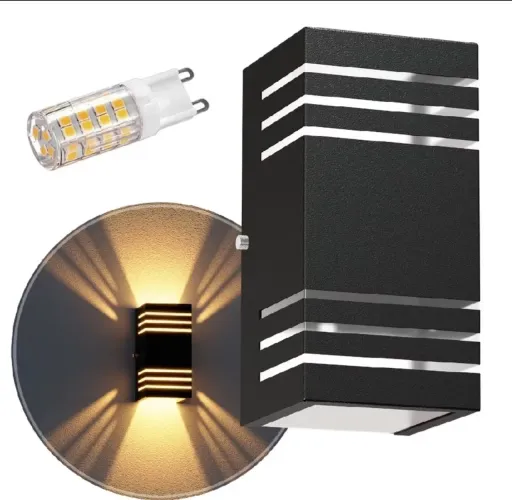 Vendo 4 Arandela com leds de parede ideal para muro varanda casas novas
