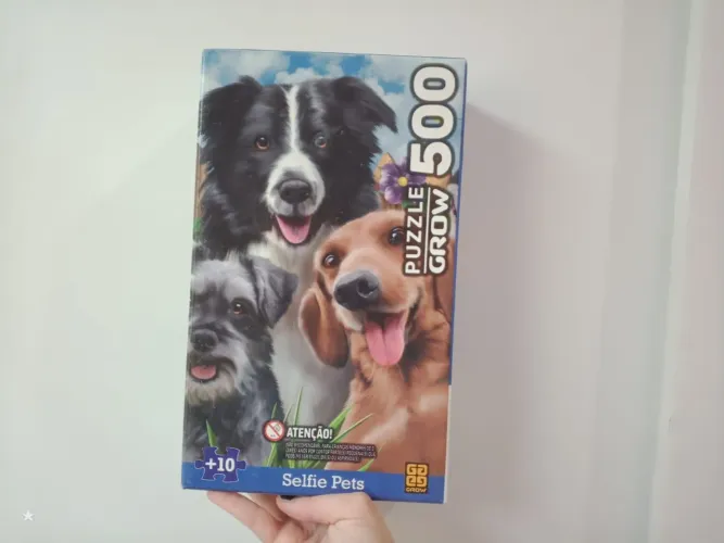 Quebra cabeças 500 pçs Grow Selfie Pets