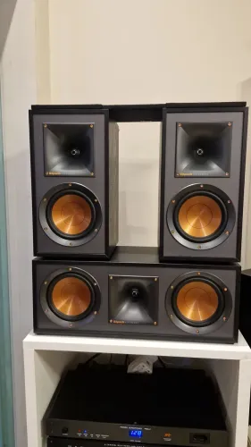 TRIO FRONTAL CAIXA DE SOM KLIPSCH REFERENCE 340W 8 ? BOOKSHELF R-51M, Klipsch + R-52C,