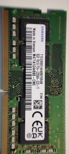 16Gb de Memória DDR4 3200Mhz SAMSUNG para NOTEBOOK