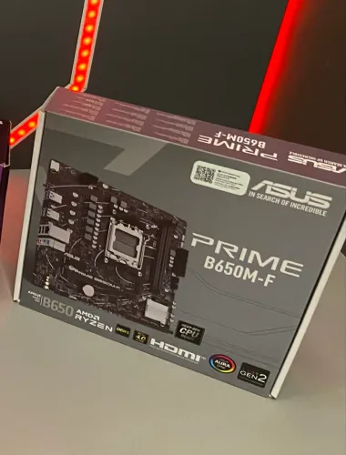 Placa Mãe Asus PRIME B650M-F, AMD AM5, m-ATX, DDR5