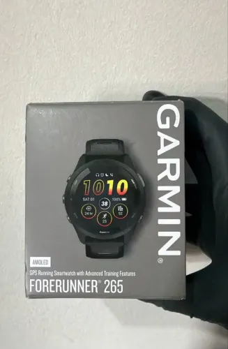 ? Garmin Forerunner 265 (preto) Lacrado