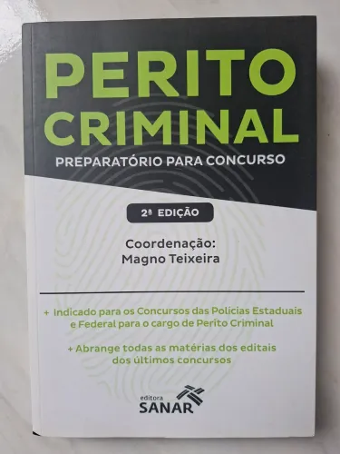 Livro Perito Criminal Preparatório para Concursos públicos 