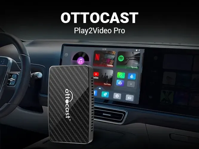 Ottocast Play2video Pro Air Box Carplay Android Auto - Produto No Brasil