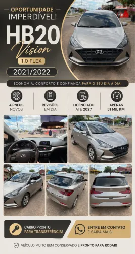 Hyundai HB20 Vision 1.0 Flex 12V MEC 2022