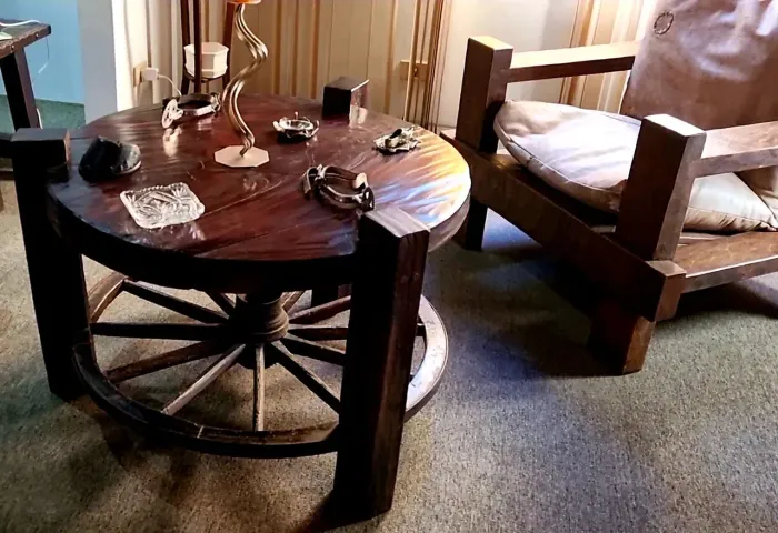 MESA DE CENTRO RÚSTICA