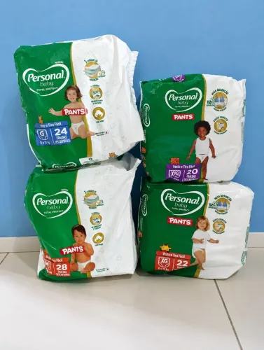 Fraldas Personal Pants por 31,00 R$ cada, veja na descrição 