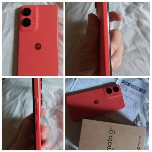 Celular moto g 35 semi novo, com nota fiscal, dois meses de uso, em perfeito estado.