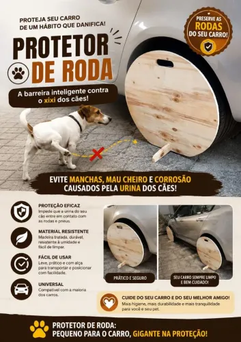 Proteja seu carro do xixi do cachorro