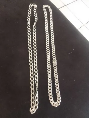 Cordao de prata numero 8 os 2 por 1500
