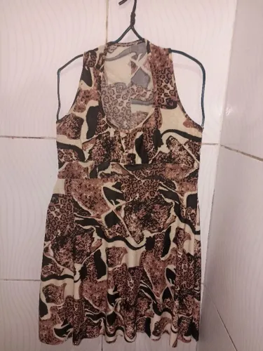 Vestido Curto Estampas Feminino G