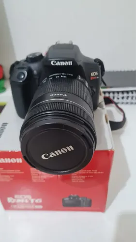 Canon EOS Rebel T5 + Lente 18-135mm + Tripé + Mochila