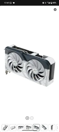 ASUS DUAL GeForce RTX 4060 WHITE OC EDITION