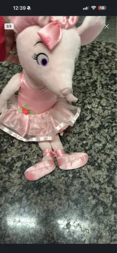 Boneca de pelúcia Angelina bailerina
