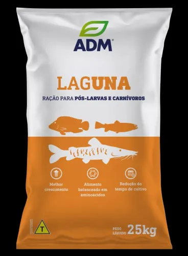 Ração Laguna para peixes carnívoros 25kg.