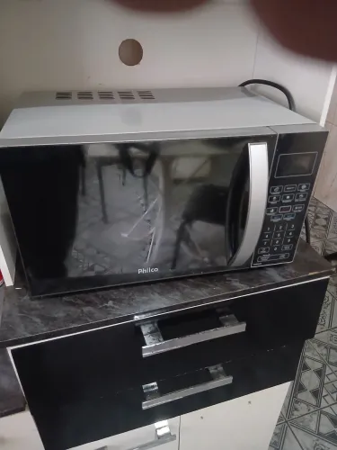 Microondas com defeito