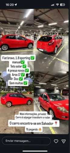 Fiat Bravo Sporting 1.8 Flex 16V 5P 2014