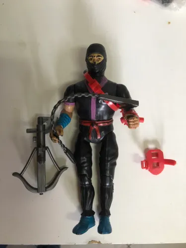  ninja negro Rambo anos 90