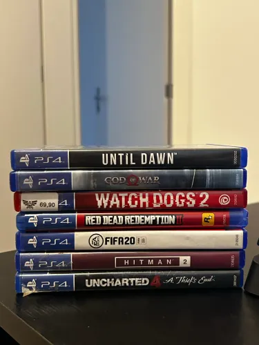 Ps4 Slim + 7 jogos