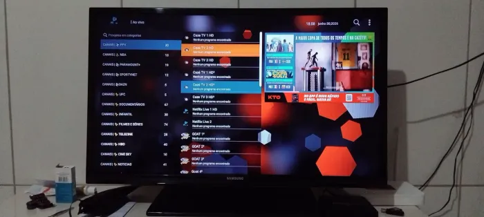 Televisão Samsung 32 polegadas, nao é smart 