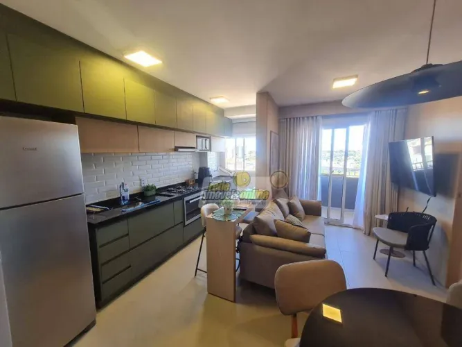 Apartamento com 2 dormitórios com suíte e sacada todo mobiliado! 52 m² - venda por R$ 0 ou