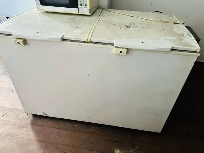 Freezer horizontal 2 portas 385 litros