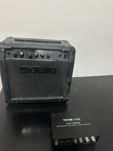 Caixa de som meteoro + interface