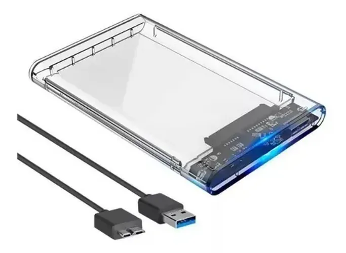 Case para Hd Sata 3.0 Transparente 2.5? Knup Kp-hd012 *ENTREGA GRÁTIS*