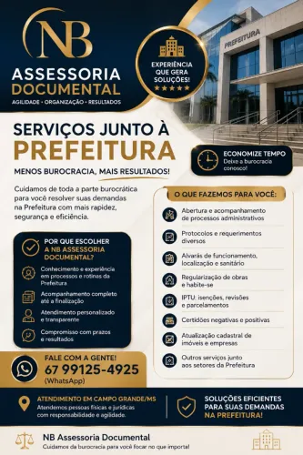 Serviços na Prefeitura | Alvarás | IPTU | Processos Administrativos Habite-se 