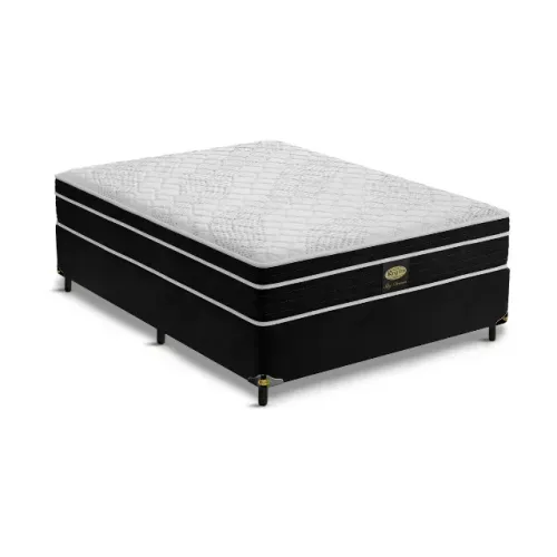 Cama Box Casal Completa Barata com Colchão