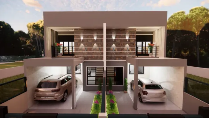 2 CASAS (SOBRADOS) ALTO PADRÃO EM SÃO JOSÉ SC