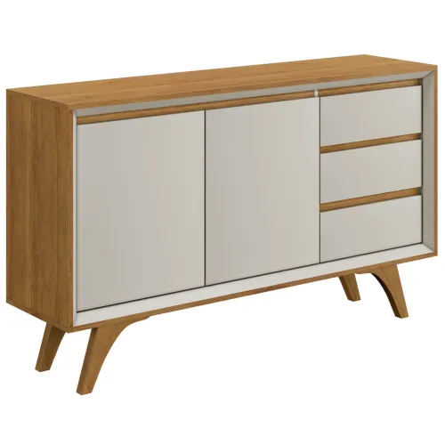 Buffet Vertex Naturale/Off White - MAVAULAR/ pronta entrega