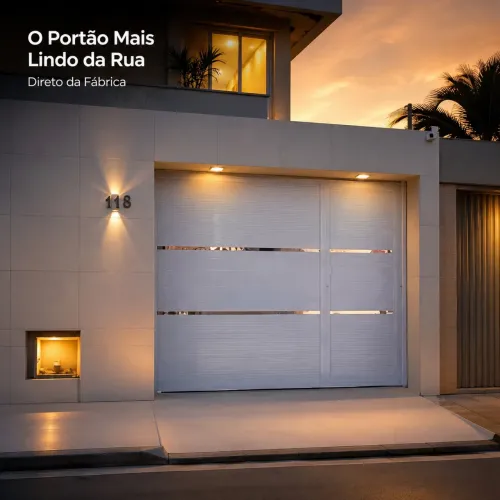 Portão de alumínio