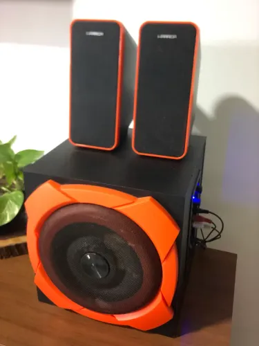 Caixa De Som 2.1 50w Rms Grade Gamer