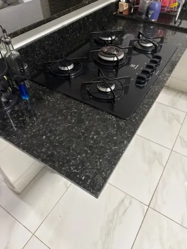 Bancada com cooktop