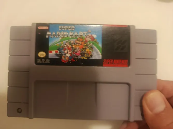 Jogo Super Nes Original - Super Mario Kart