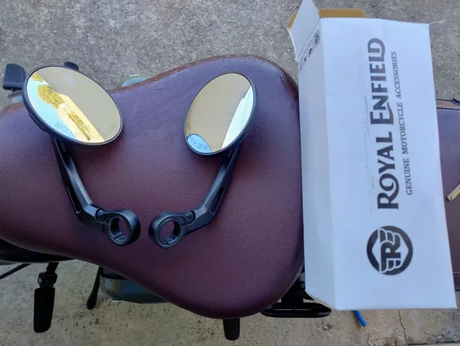 Retrovisores Ponta de Guidão Royal Enfield - ORIGINAIS