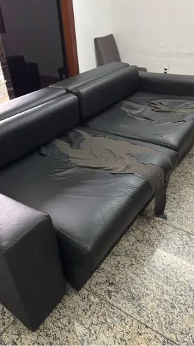 Sofá retrátil grande 4 lugares 