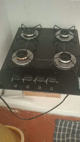 Fogão cooktoop chama lux